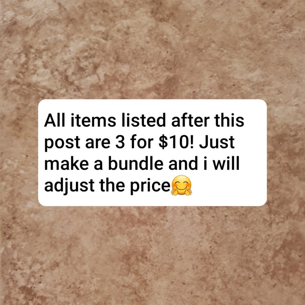 3 for $10 items listed after this post!